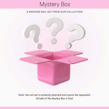 Guldana Mystery Box 10 pcs Handmade Press On Nails Reusable Acrylic Press Nails Elegant Nails
