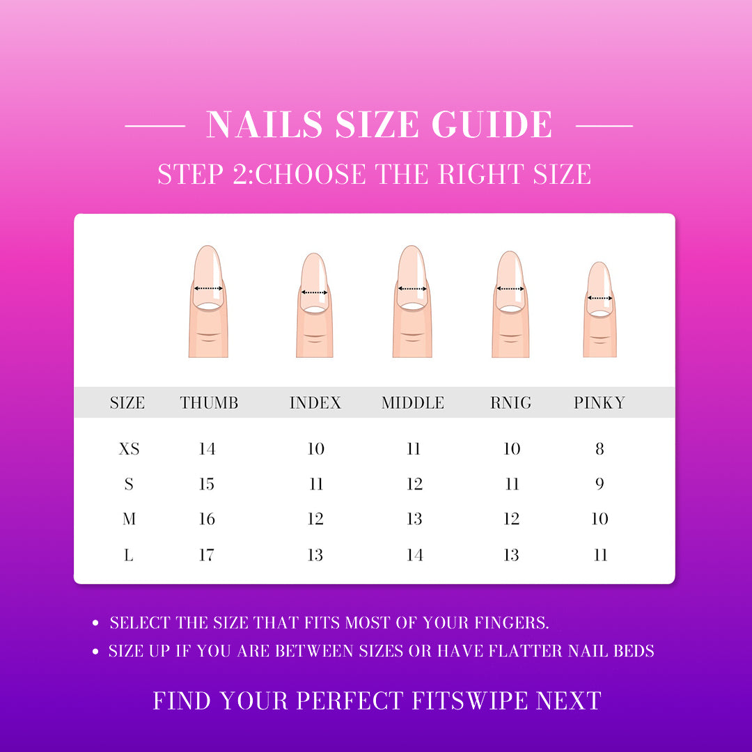 Guldana Mystery Box 10 pcs Handmade Press On Nails Reusable Acrylic Press Nails Elegant Nails